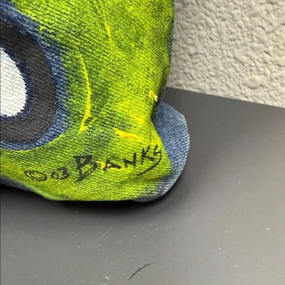 Banks Artistic Multicolor Handpainted Tote Bag - Picture 2 of 7